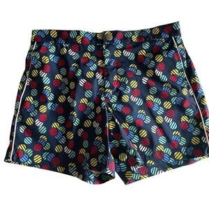 T.Christopher 5'' Swim Trunks Shorts Colorful Dots 30
